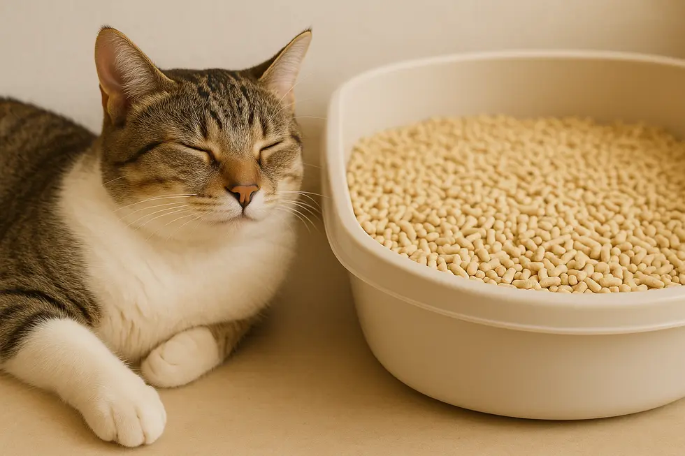 Khám phá thành phần tự nhiên của cát đậu nành cho mèo.