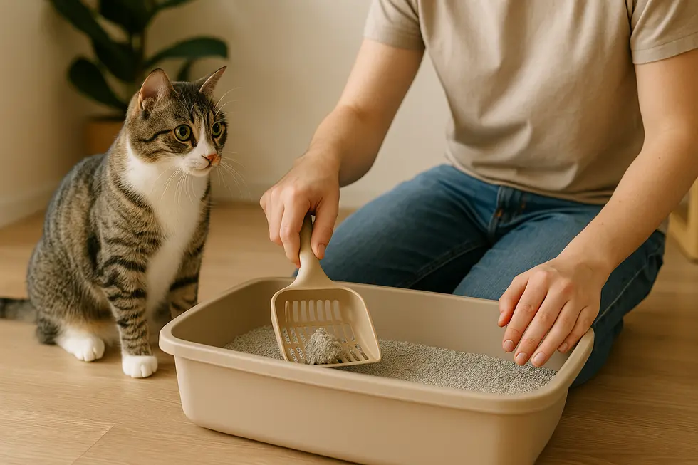 Cát vệ sinh đa dạng từ nhiều thương hiệu phổ biến tại Việt Nam.