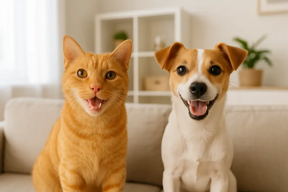 Chọn mèo và chó nhỏ để có thú cưng sạch sẽ và ít mùi hôi.