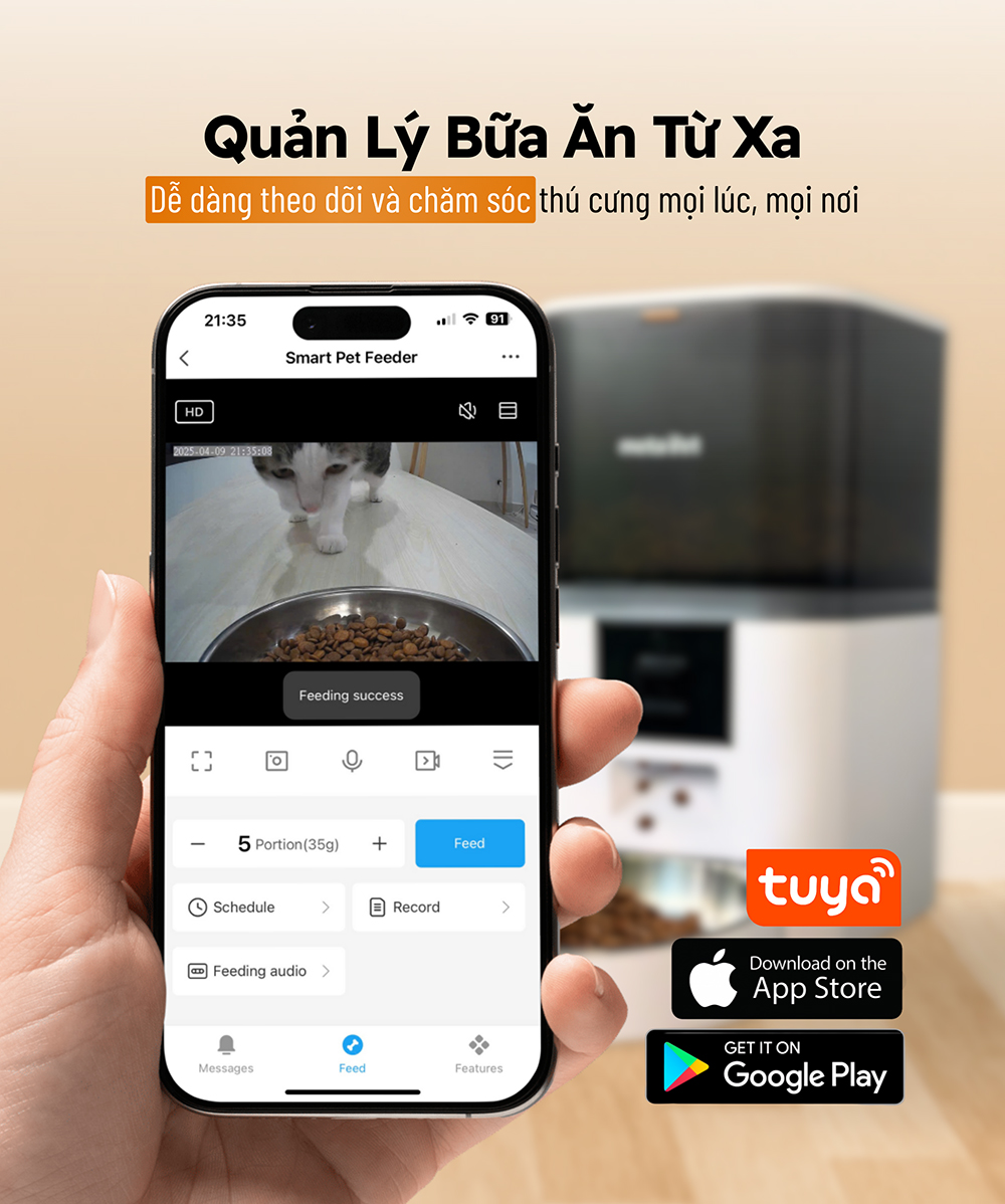 Quản Lý Bữa Ăn Từ Xa Qua App