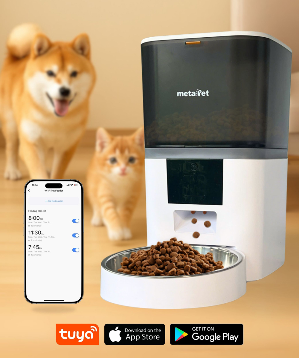 may-cho-meo-an-tu-dong-thong-minh-metapet-6l-ket-noi-wifi-dieu-khien-qua-app