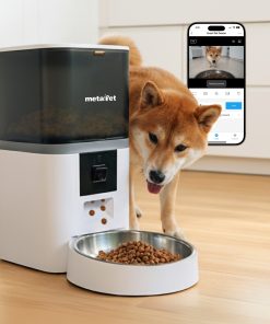 Máy Cho Thú Cưng Ăn Tự Động metaPet PLENTY 600 Pro, Wifi, Camera, 6L