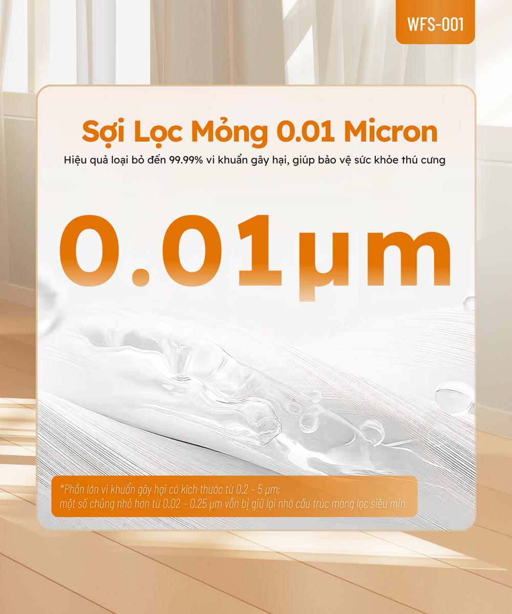 Màng lọc siêu mịn 0.01μm