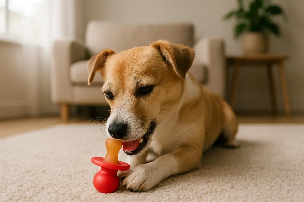 Một con mèo vui đùa với đồ chơi xoay tự động.