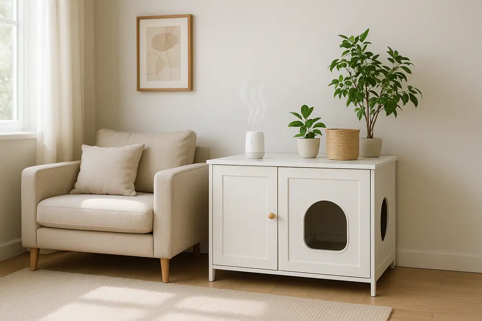 Various types of cat litter and their distinct uses.