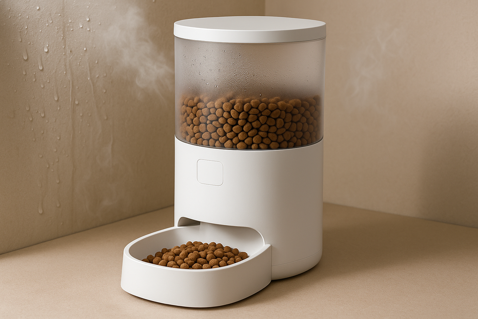 Máy metaPet với công nghệ hẹn giờ thông minh cho thú cưng.