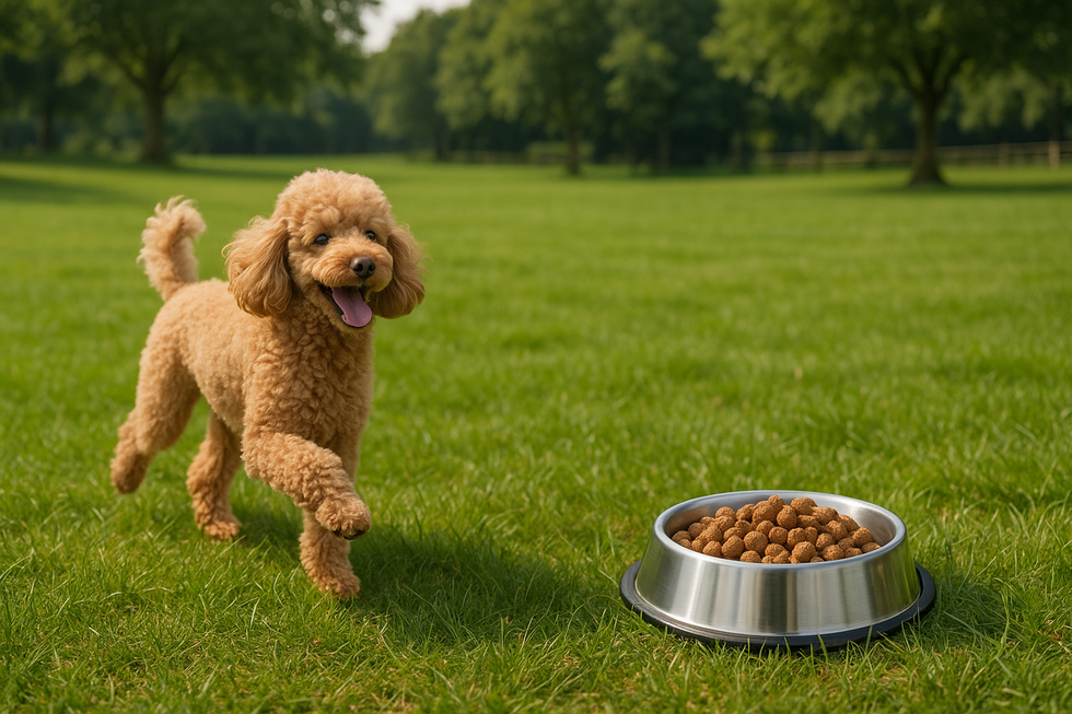 Chăm sóc sức khỏe và lông của chó Poodle.