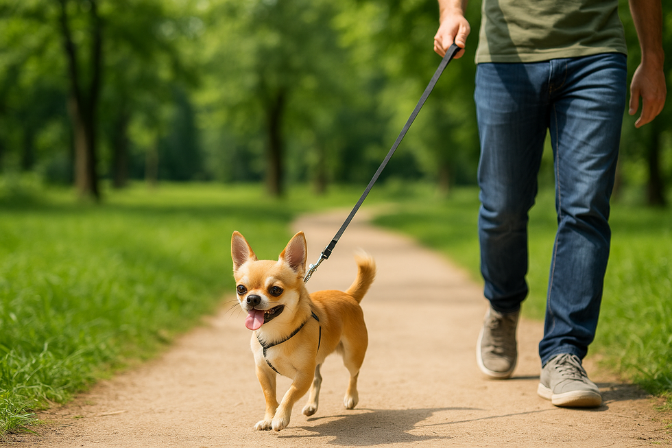 Chihuahua trong môi trường sống sạch sẽ với ánh sáng tự nhiên.
