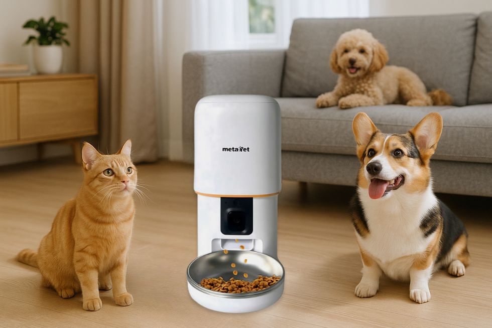 METAPETS Việt Nam https://metapets.vn Máy cho thú cưng metaPet 4L cùng với các thú cưng.