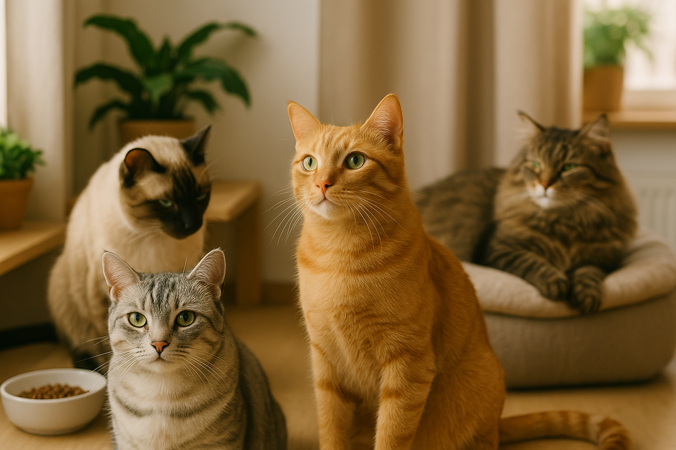 Bảng so sánh tuổi mèo và tuổi người giúp hiểu rõ hơn về cách tính tuổi mèo.