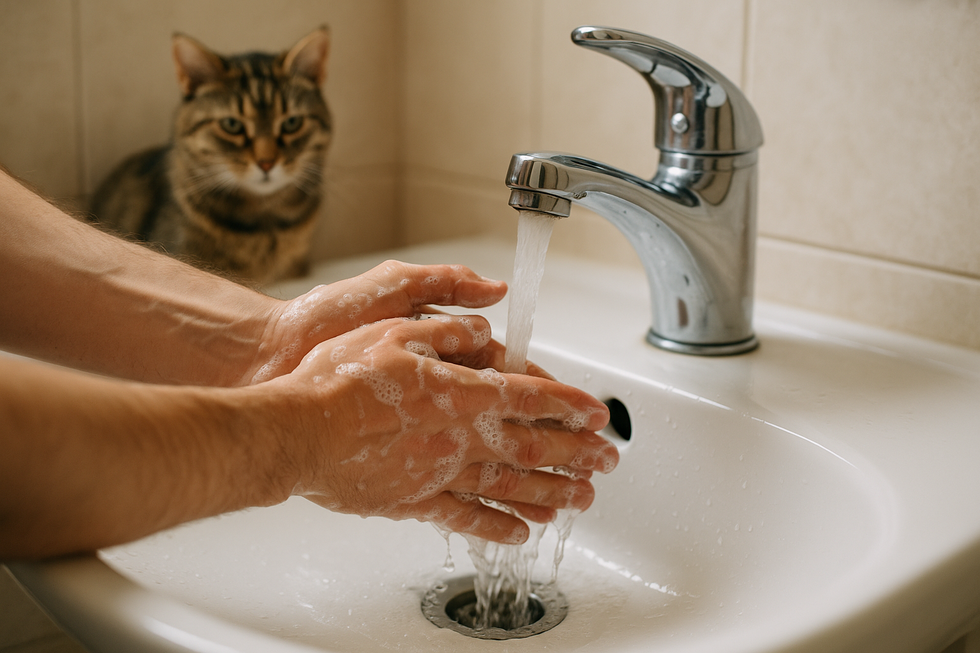 Mèo bị nấm là nguy cơ tiềm tàng cho những người thường xuyên tiếp xúc.