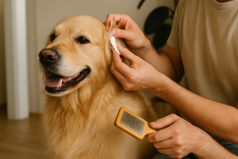 Chó cần tắm với tần suất hợp lý để giữ gìn sức khỏe của da và lông.