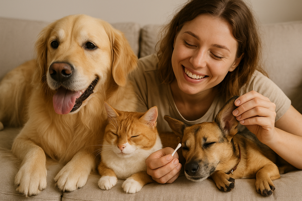 METAPETS Việt Nam https://metapets.vn Hình ảnh chó mèo được chăm sóc, vệ sinh tai và kiểm tra sức khỏe tổng thể.