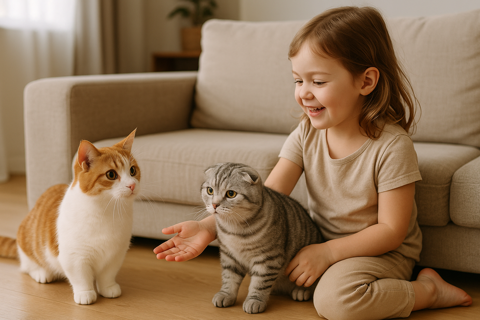 Mèo Maine Coon thoải mái nằm trên ghế trong căn hộ.