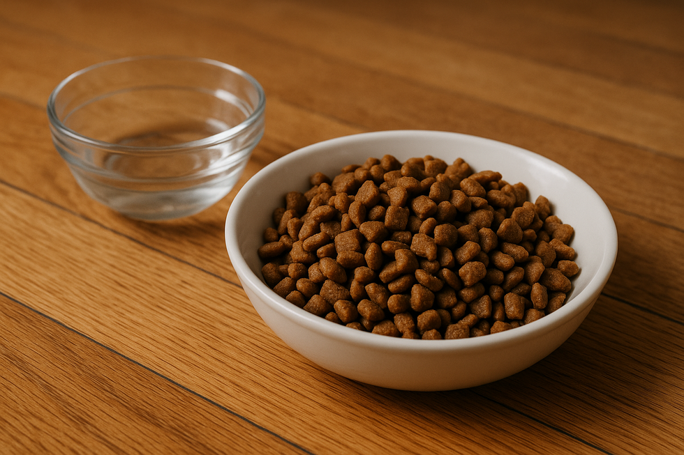 Mèo lo lắng không đi ị được trong hộp vệ sinh.