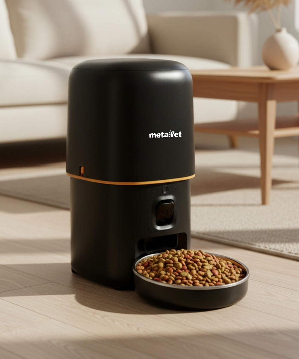 Máy Cho Ăn Tự Động Thông Minh Cho Thú Cưng metaPet GRAINY 400 Pro – 4L, Wifi, Camera - Hình ảnh 2